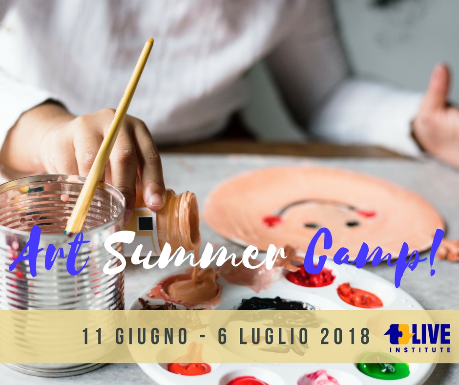 Art Summer Camp Centri estivi in inglese Firenze a cura di Live Institute